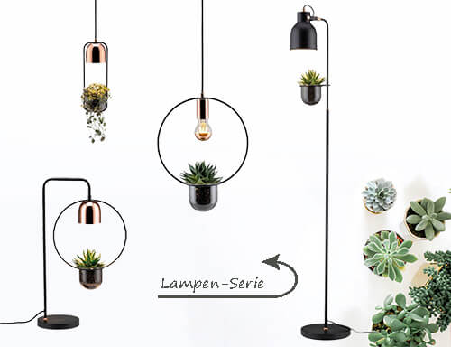 Pflanzen-Lampen Serie