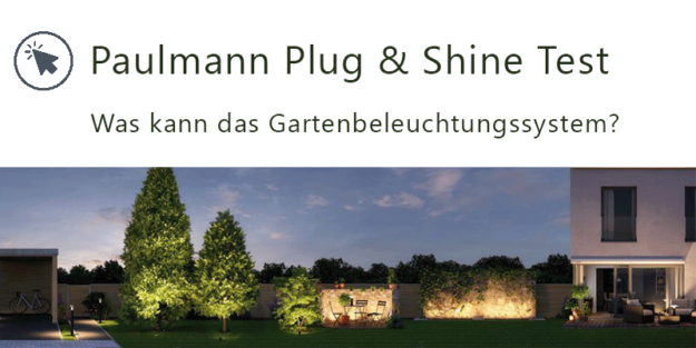 Testbericht zum Plug & Shine Systemm von Paulmann