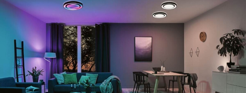 LED Deckenpanel mit Farbwechsel