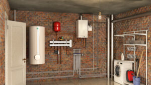 Warmwasser Wärmepumpe/Elektro Standspeicher im Keller