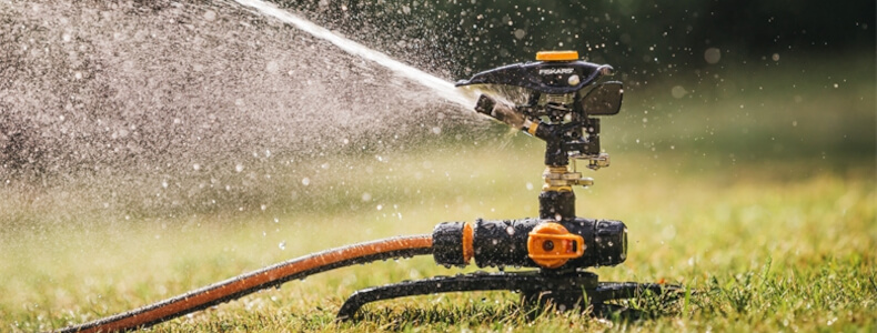 Gartenbewässerungssystem Test Sprinkler
