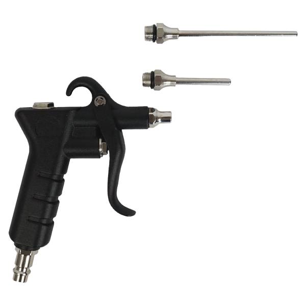 siwitec Druckluftpistole mit Verlängerungsstücken und Schnellanschlusskupplung, Druckluftwerkzeug