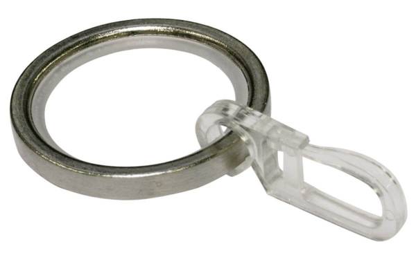 Gardinia Chicago 10x Gardinen-Ring, Gleitring, Haken für Ø 20 mm Gardinenstange, verschiedene Farben