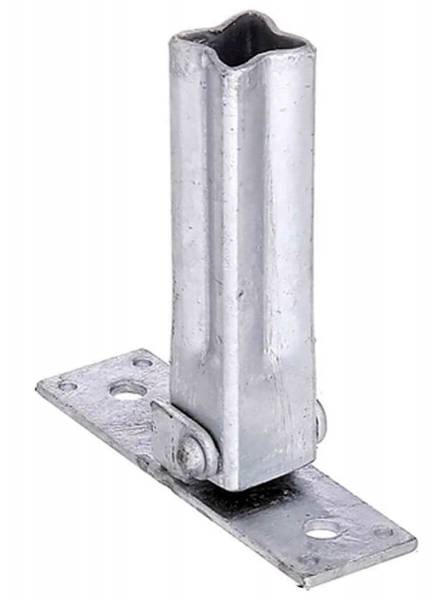 Alberts Handlaufstütze für Universalpfosten 30 x 30 mm, verstellbar 45 - 90°, Stahl feuerverzinkt