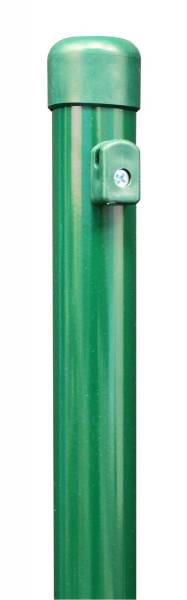 Alberts Zaunpfosten für Maschendrahtzäune, Grün, Einbetonieren oder Bodenhülsen, Höhe 80 - 200 cm