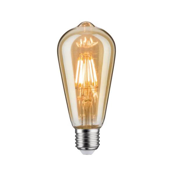 Paulmann LED Vintage-Kolben ST64 6W E27 Gold Goldlicht dimmbar
