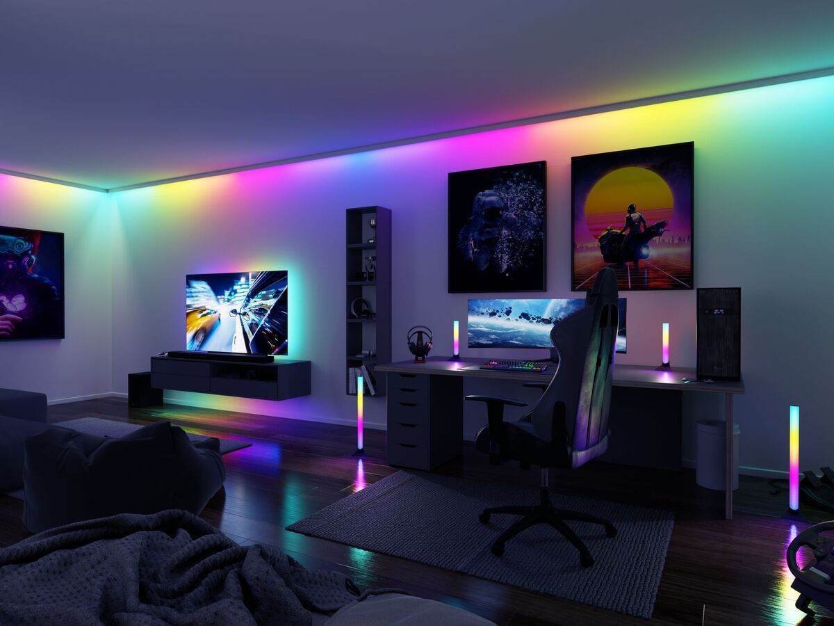 | | Paulmann Innenleuchten RGB Zoll, USB markenbaumarkt24 Spezial TV-Beleuchtung, | 65 Dimmbar LED EntertainLED 55, | 75 Stripes Lampen | & Streifen Leuchten oder LED LED Rainbow, Strip