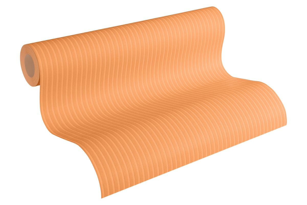 Esprit 13 Vliestapete Orange mit Gitter StrukturTieforange Vibrant Modern 