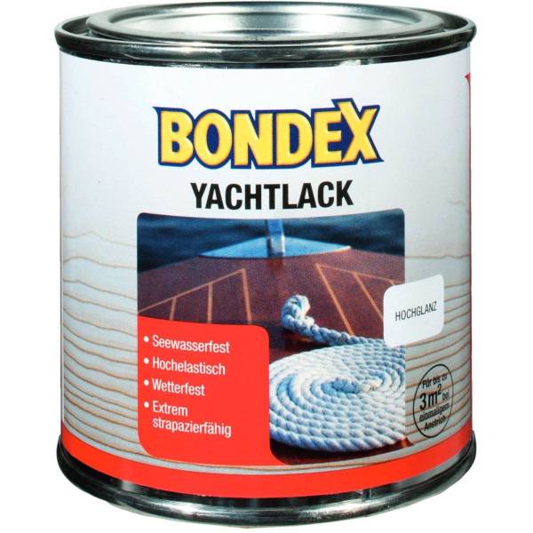 BONDEX Yachtlack 0,25-2,5L, farblos, Lack, Holzschutz, wetterfest