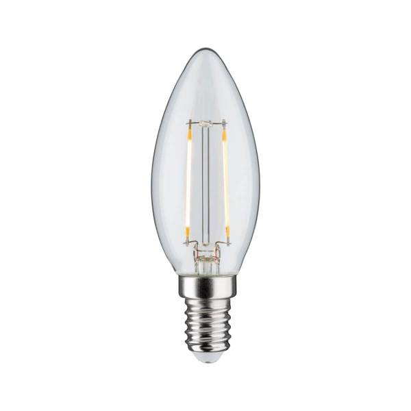 Paulmann LED Kerze 2,5W = 25W, E14, Klar, 230V, 250 lm, 3-Stufen-dimmbar, Warmweiß (2700 K)