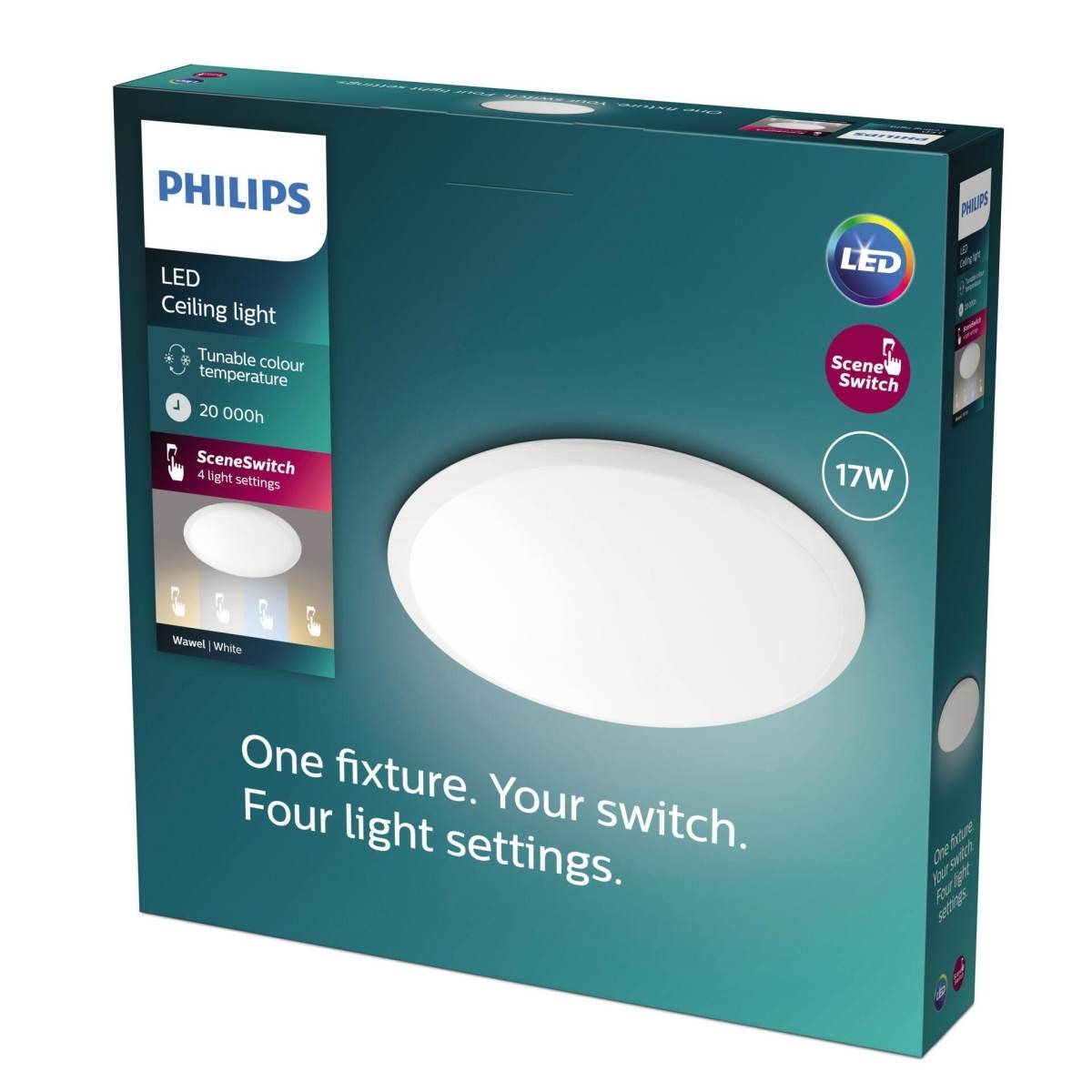 Philips myLiving LED Deckenleuchte Wawel, 2700-6500K einstellbar, drei  Grössen, weiss | LED Deckenleuchten | Deckenleuchten | Innenleuchten |  Lampen & Leuchten | markenbaumarkt24