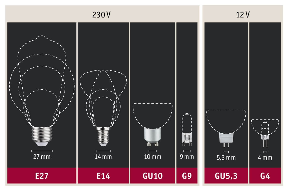 Paulmann LED Fil Touch = 3 5W E14 dimmbar lm Warmweiß klar 432 (2700 K) Tropfen dimmbar, 37W Stufen