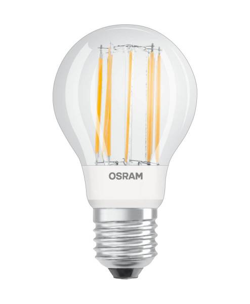 Osram LED Superstar Classic A, 12W = 100W, 1521 lm, E 27, Klar, Warmweiß (2700 K), Birne, dimmbar