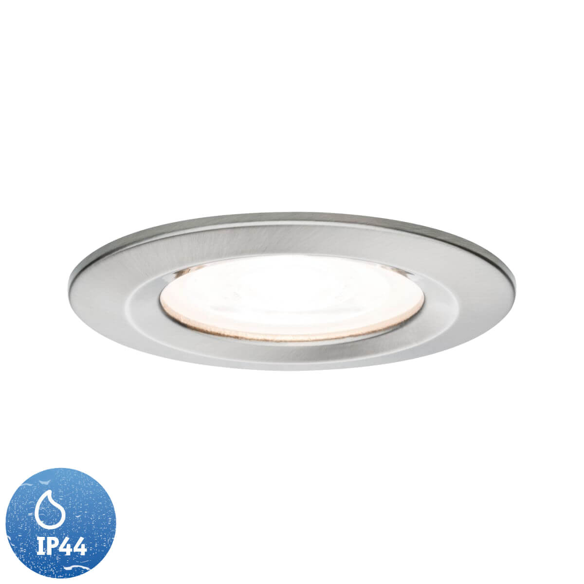 Paulmann Nova | LED-Einbauleuchte mit GU10 Fassung | IP44 | runder  Einbauspot | inkl Leuchtmittel