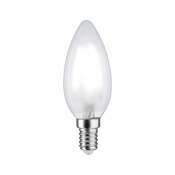 Paulmann LED Fil Kerze dimmbar, 5W = 37W, 470 lm, E14, matt Tageslichtweiß (6500 K)