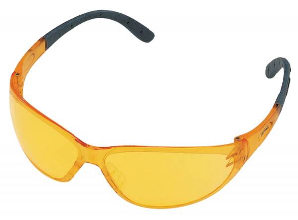 Stihl Schutzbrille Dynamic Contrast orange oder gelb | Beschussklasse F | Kratzfest +beschlagfrei