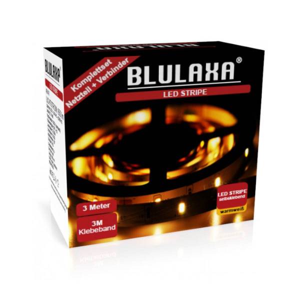 Blulaxa LED Stripe Set 3 m ,7,5 Watt, IP20, warmweiss oder neutralweiss