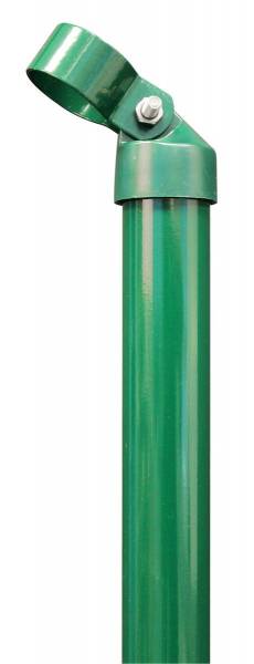 GAH Strebe für Zaunpfosten, 80 – 200 cm lang, zinkphosphatiert, Grün, zum Einbetonieren, Zaunzubehör