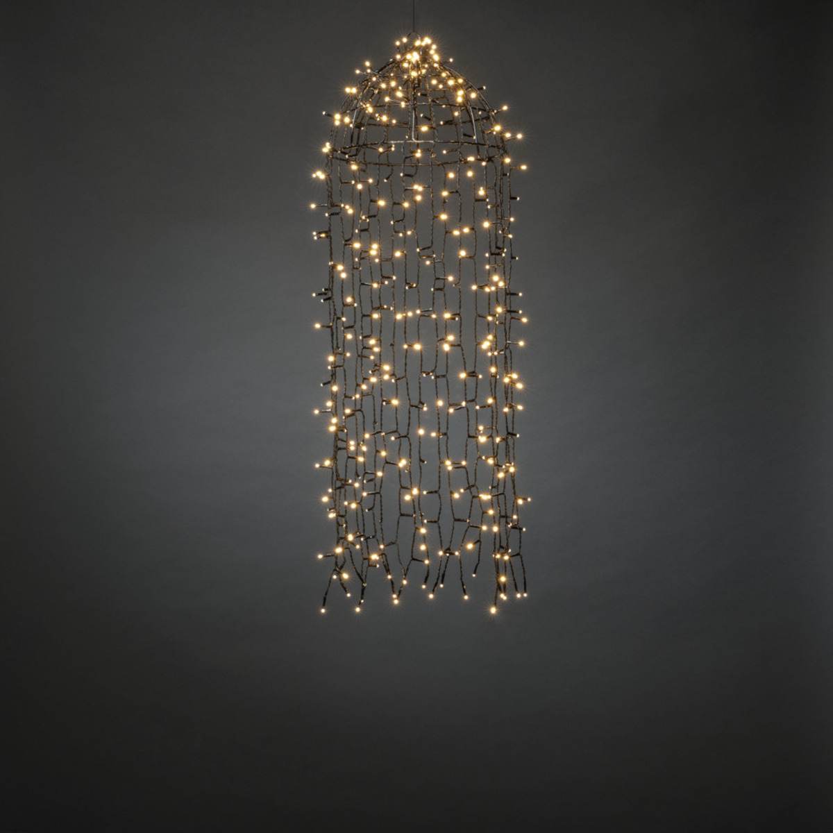 warmweisse Leuchten Weihnachtsbeleuchtung Qualle, LED (IP44), Konstsmide 400-900 & markenbaumarkt24 Lichtervorhang 30V, | Dioden, Außen schwarz Lampen Weihnachtslichterketten | | |