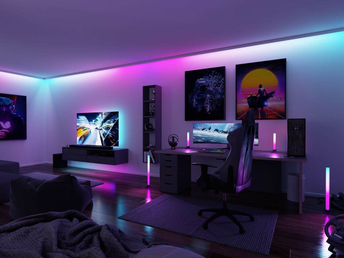 Paulmann EntertainLED USB LED Strip TV-Beleuchtung, 55, 65 oder 75 Zoll, RGB  Rainbow, Dimmbar | Spezial LED Stripes | LED Streifen | Innenleuchten |  Lampen & Leuchten | markenbaumarkt24