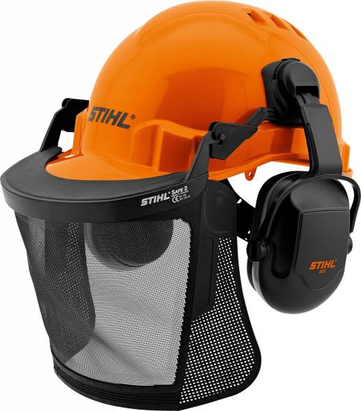 STIHL Helmset FUNCTION Basic, Kopfschutz zur Arbeitssicherheit, Gehörschutz SNR 24, Komplett-Set