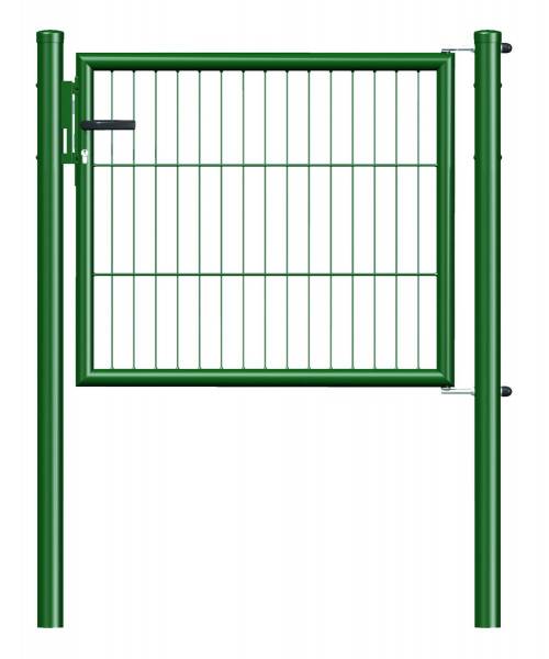 Alberts Einzeltor für Einstabmattenzäune, Grün oder Anthrazit, Zaunhöhe 75 - 125 cm, Breite 1 m