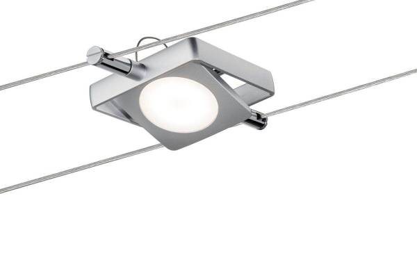 Paulmann Seil-Leuchte | MacLED | matte Seilleuchte inkl LED | Seilsystem Deckenlampe mit LED