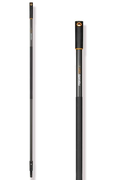 Fiskars QuikFit Stiel Graphit, groß (156 cm) | Stiel für Steck-Gartengeräte