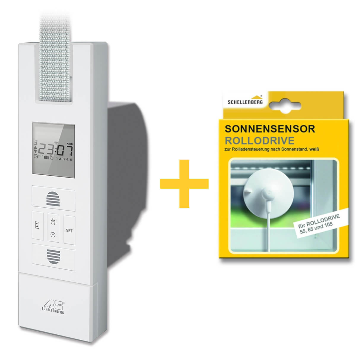 Schellenberg Rollodrive 65 Plus Maxi elektrischer Gurtwickler max 6 m² Fläche