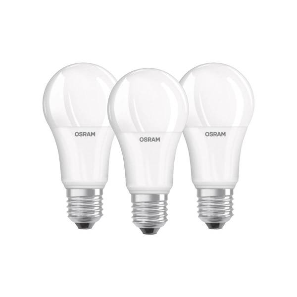Osram 3er Pack LED BASE CLASSIC A 14W = 100W E27 Glühbirne 1521lm 2700K Warmweiß