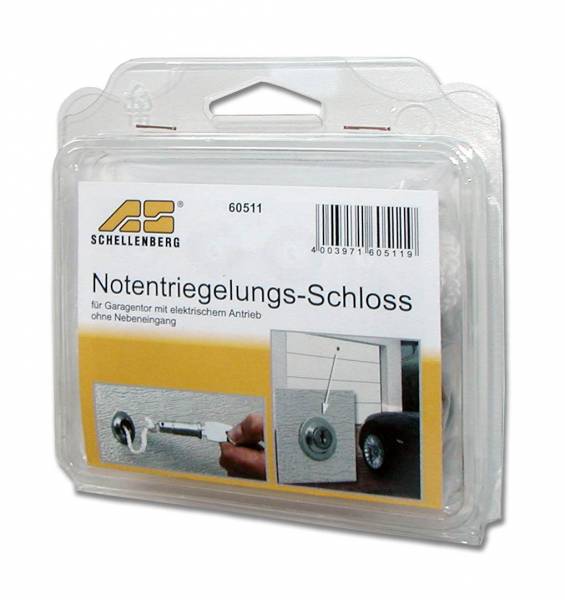 Schellenberg 60511 Notentriegelungsschloß f.Garagentor
