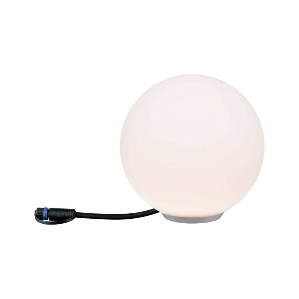 Paulmann Plug & Shine Lichtobjekt Globe, IP67, 24V, Ø 20 cm, Warmweiß (3000 K)