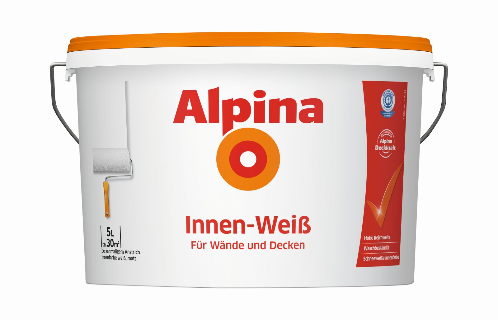 Alpina Wandfarbe Innenfarbe Innen Weiß | Der Preiskracher besonders günstig