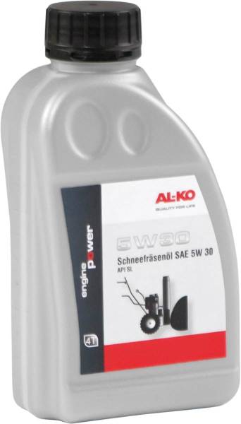 AL-KO 4-Takt Schneefräsenöl 5W30, 0,6l, speziell für 4-Takt Schneefräsen