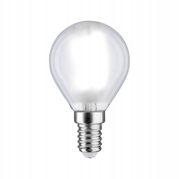 Paulmann LED Filament Tropfen matt, E14, 5 W = 40 W, 470 lm, Tageslichtweiß, dimmbar